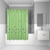 Штора для ванной комнаты, 200*200 см, полиэстер, green  butterfly, IDDIS, SCID032P