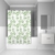 Штора для ванной комнаты, 200*200 см, полиэстер, bamboo leaf,  IDDIS, SCID010P