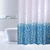 Штора для ванной комнаты, 180*200 см, полиэстер, Blue Pixels, IDDIS, 600P18Ri11