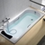 Акриловая ванна Roca BeCool 180x80 прямоугольная, с отверстиями для ручек, белая ZRU9302782