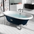 Чугунная ванна Roca Newcast темно-синяя, anti-slip 170x85 233650004
