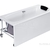 Акриловая ванна Roca Sureste 160х70 прямоугольная, с отверстиями для ручек, белая ZRU9302787